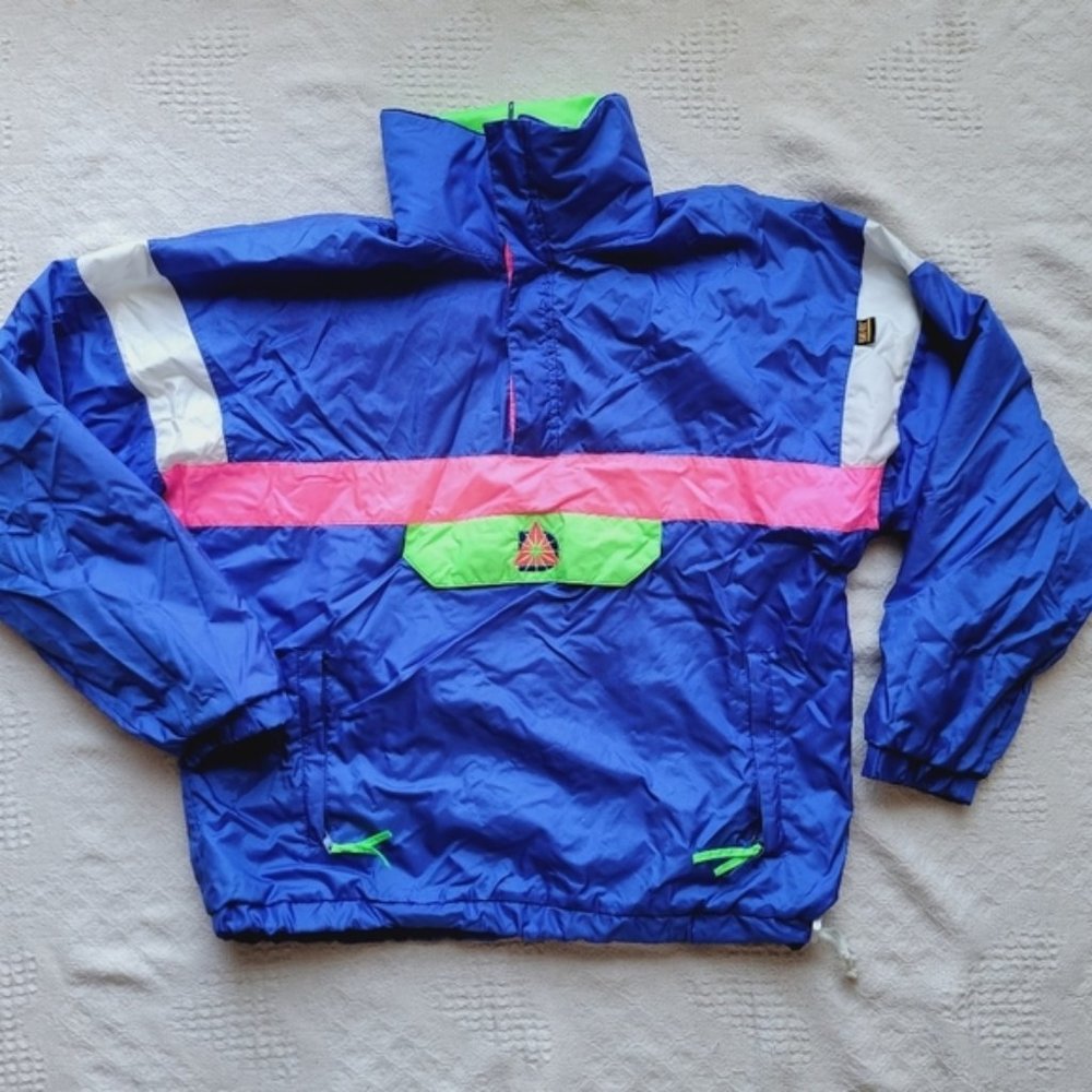 Vintage Advanced Degree Windbreak Pullover  Jacket